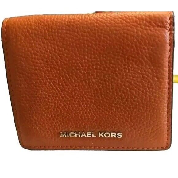 MICHAEL Michael Kors Women's Jet Set Carry All Card Case Orange - Picture 15 of 15